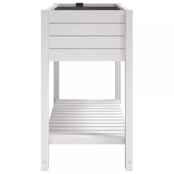 fehér polipropilén magaságyás 110x45x79 cm