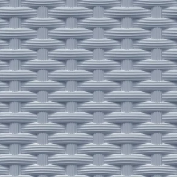 2 db világosszürke polipropilén növénytartó 30 x 30 x 37 cm