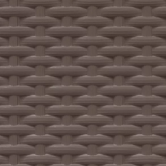 2 db barna polipropilén növénytartó 30 x 30 x 37 cm