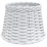 fehér fonott mennyezeti lámpaernyő Ø25 x 17 cm