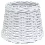 fehér fonott mennyezeti lámpaernyő Ø30 x 20 cm