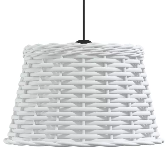 fehér fonott mennyezeti lámpaernyő Ø38 x 23 cm