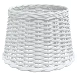 fehér fonott mennyezeti lámpaernyő Ø40 x 26 cm
