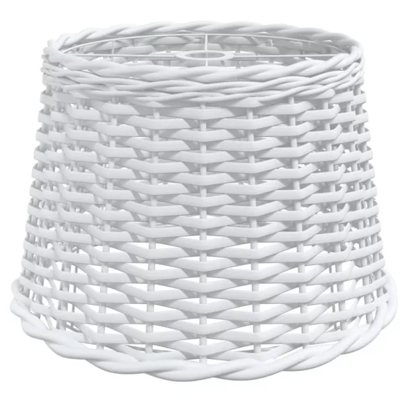 fehér fonott mennyezeti lámpaernyő Ø40 x 26 cm