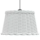 fehér fonott mennyezeti lámpaernyő Ø45 x 28 cm