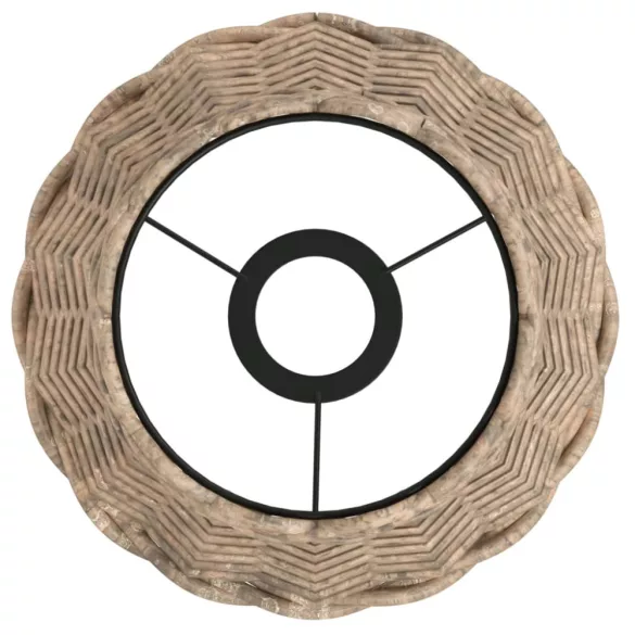 barna fonott mennyezeti lámpaernyő Ø20 x 15 cm