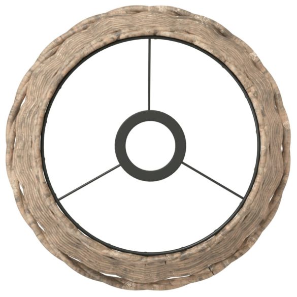 barna fonott mennyezeti lámpaernyő Ø25 x 17 cm