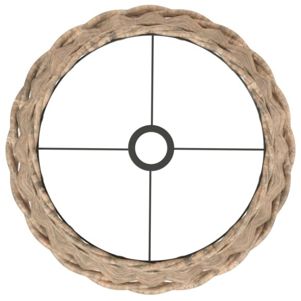 barna fonott mennyezeti lámpaernyő Ø40 x 26 cm