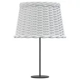 fehér fonott lámpaernyő Ø40x26 cm