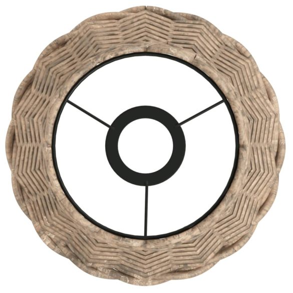 barna fonott lámpaernyő Ø20 x 15 cm