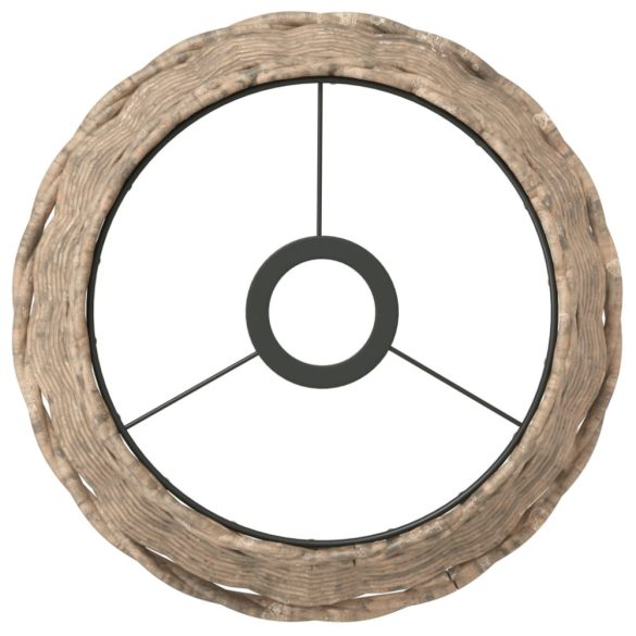 barna fonott lámpaernyő Ø25 x 17 cm