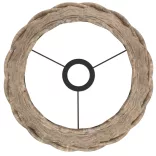 barna fonott lámpaernyő Ø30 x 20 cm