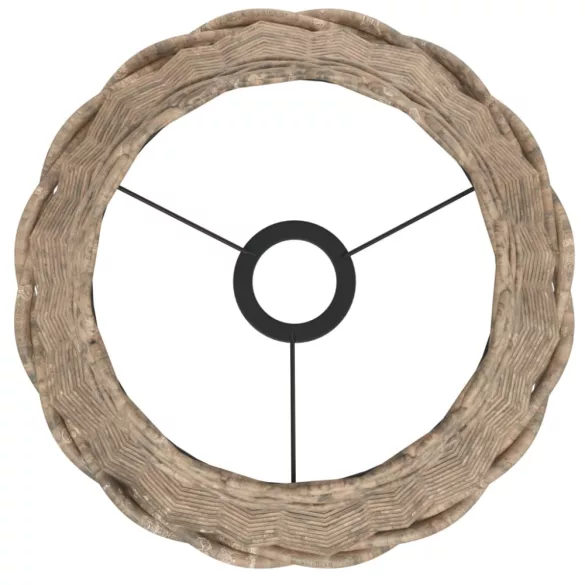 barna fonott lámpaernyő Ø30 x 20 cm