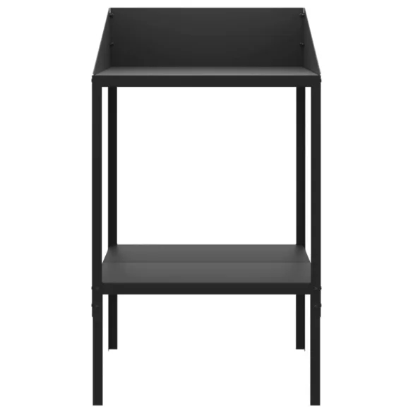 antracitszürke horganyzott acél növénytartó 56,5x54,5x100 cm