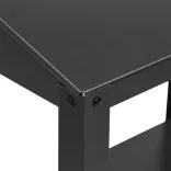 antracitszürke horganyzott acél növénytartó 56,5x54,5x100 cm