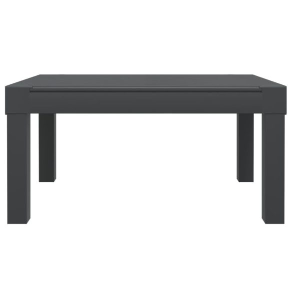 antracitszürke polipropilén napozóágy párnákkal