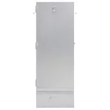 horganyzott acél BBQ füstölőkemence faaprítékkal 44,5x29x110 cm