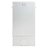 horganyzott acél BBQ füstölőkemence faaprítékkal 44,5x29x83 cm