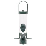 3 db sötétzöld madáretető 17 x 17 x 32 cm