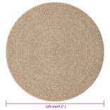 ZIZUR juta hatású beltéri és kültéri szőnyeg 120 cm