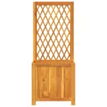 tömör akácfa rácsos ültetőláda 55 x 29,5 x 132 cm