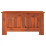 barna tömör akácfa tárolóláda fedéllel