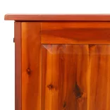 barna tömör akácfa tárolóláda fedéllel