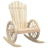 tömör fenyőfa Adirondack hintaszék