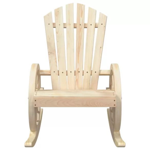 tömör fenyőfa Adirondack hintaszék