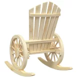 tömör fenyőfa Adirondack hintaszék
