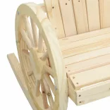 tömör fenyőfa Adirondack hintaszék