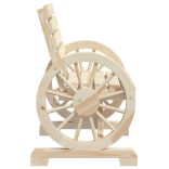 tömör fenyőfa kerti szék 58 x 58 x 78,5 cm