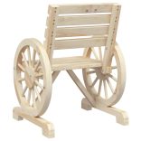 tömör fenyőfa kerti szék 58 x 58 x 78,5 cm