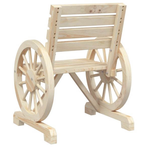 tömör fenyőfa kerti szék 58 x 58 x 78,5 cm