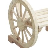 tömör fenyőfa kerti szék 58 x 58 x 78,5 cm