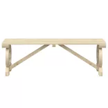 tömör fenyőfa kerti pad 115 cm