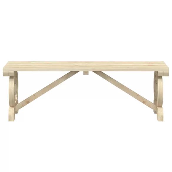 tömör fenyőfa kerti pad 115 cm