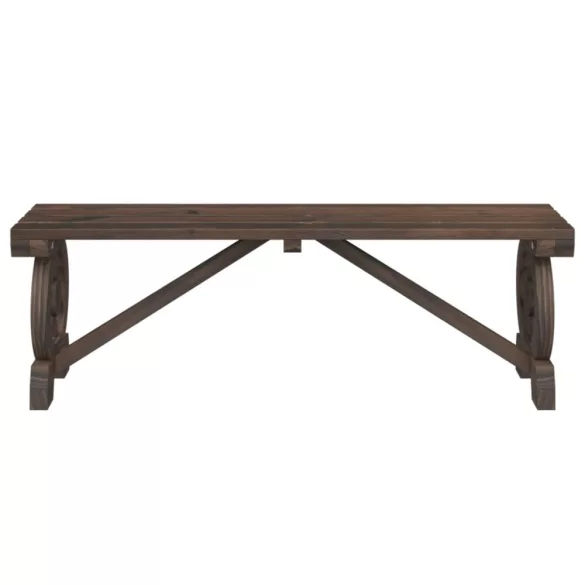 tömör fenyőfa kerti pad 115 cm