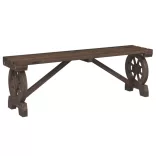 tömör fenyőfa kerti pad 115 cm