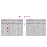 kerti nádkerítés 400 x 100 cm