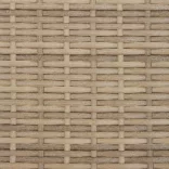 2 személyes bézs polyrattan kerti kanapé baldachinnal/székkel