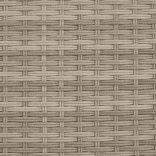 2 személyes szürke polyrattan kerti kanapé baldachinnal/székkel