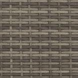 2 személyes szürke polyrattan kerti kanapé zsámolyokkal