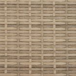 2 személyes bézs polyrattan kerti kanapé baldachinnal/székkel