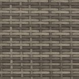 2 személyes szürke polyrattan kerti kanapé zsámolyokkal