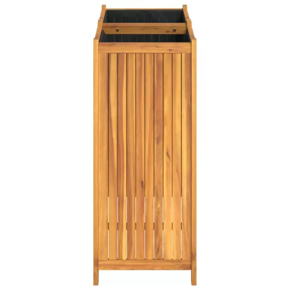 tömör akácfa kerti virágtartó béléssel 84 x 42 x 100 cm