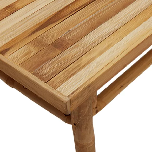 bambusz dohányzóasztal 110 x 55 x 35 cm