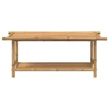 bambusz dohányzóasztal 110x55x45 cm