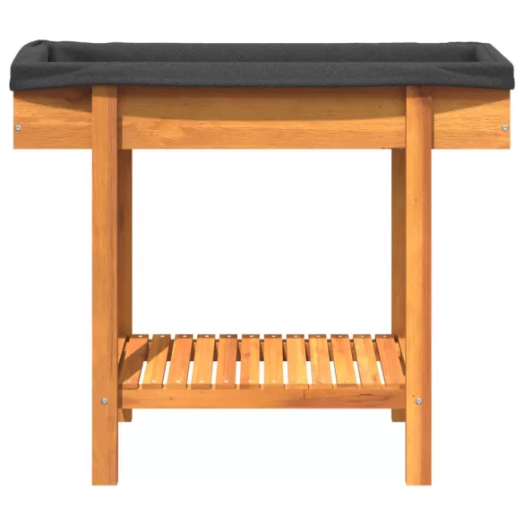 tömör akácfa kerti magaságyás 90 x 30 x 75 cm