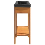 tömör akácfa kerti magaságyás 90 x 30 x 75 cm